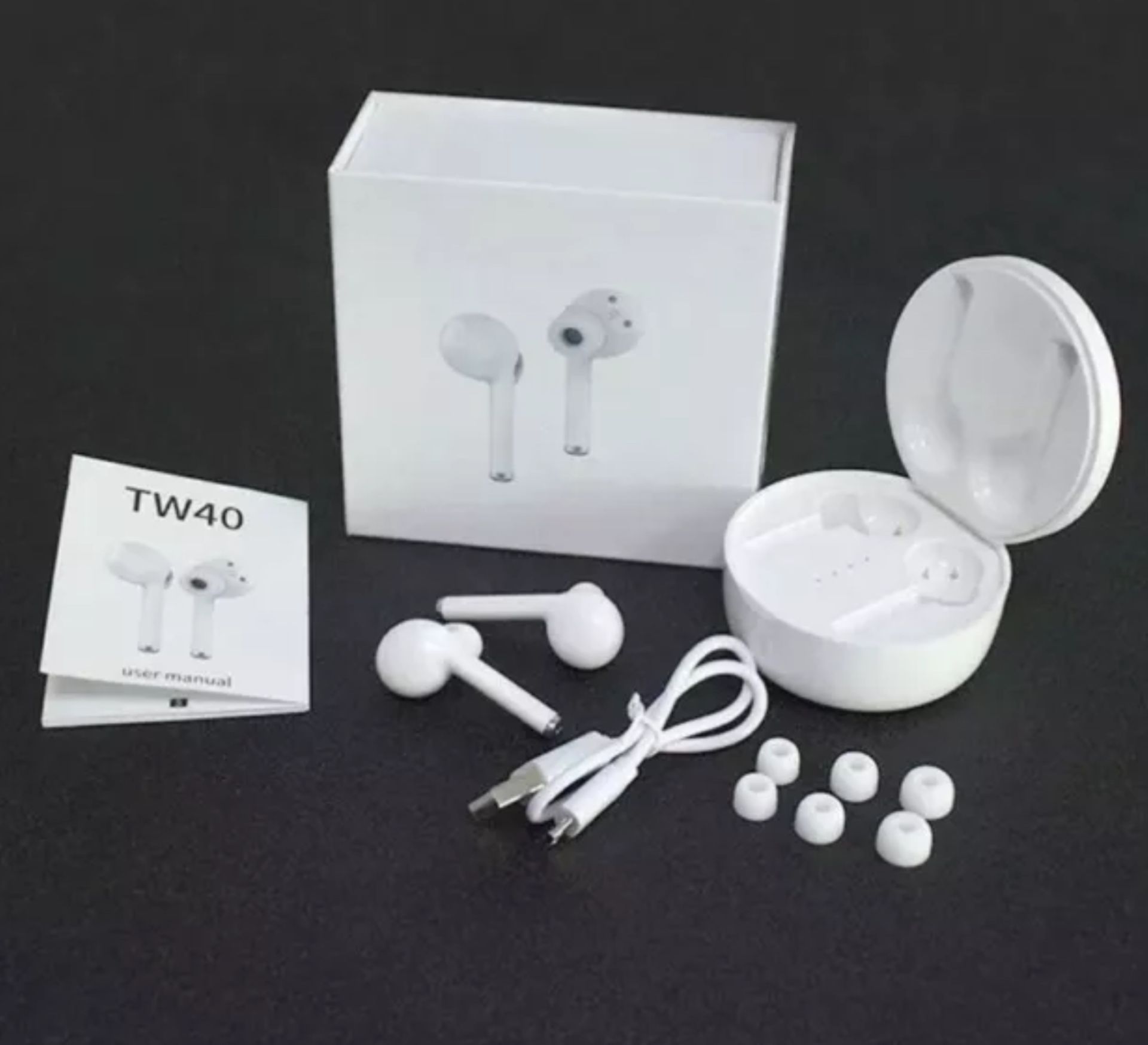 Brand New Factory Sealed Headphones Earbuds Bluetooth Wireless Earbuds Tw40