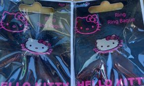 20 Brand New Hello Kitty Design Kids Party Rings