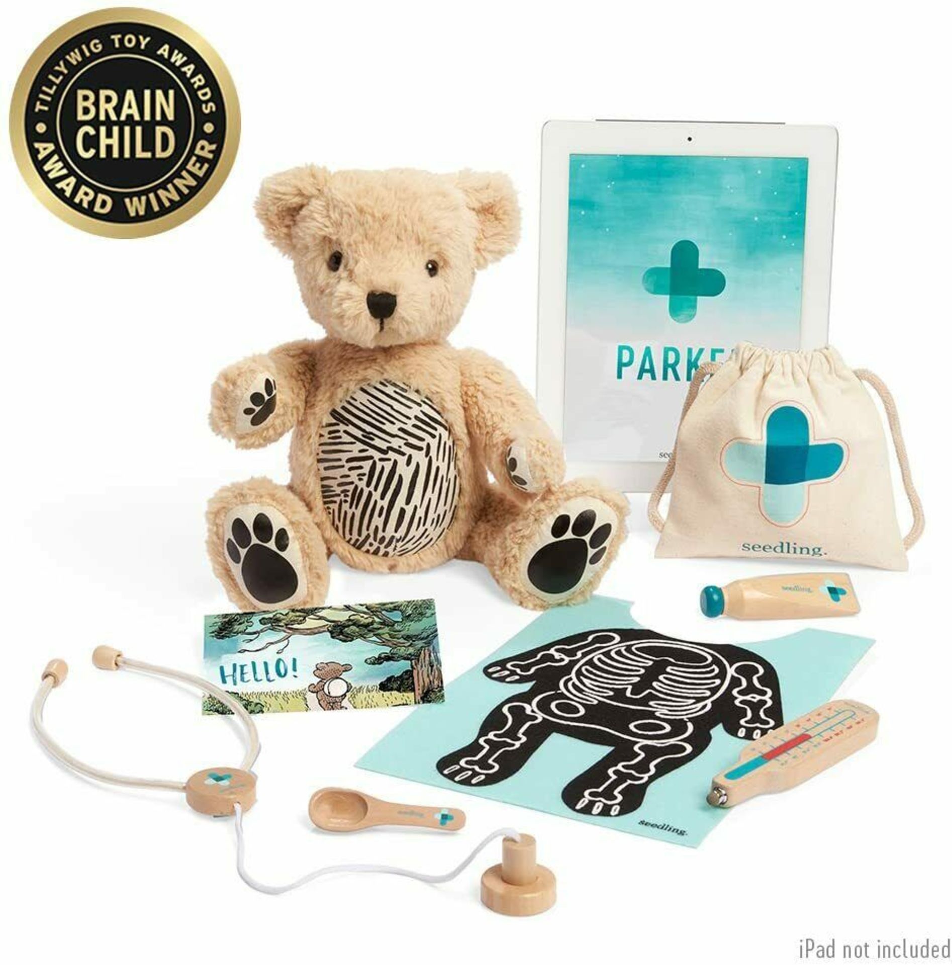 2 x Homer Parker: Your Augmented Reality Bear Learning Kit For Kids Ages 3+ RRP: $50