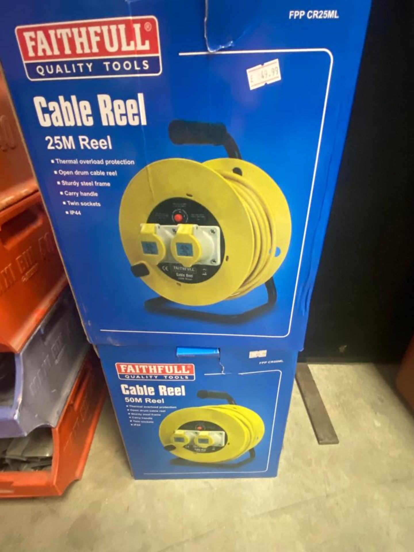 2 x Brand New Cable Reels