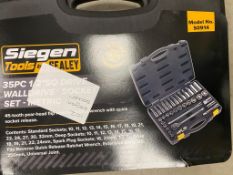 Siegen 35 Piece Wall Drive Socket Set