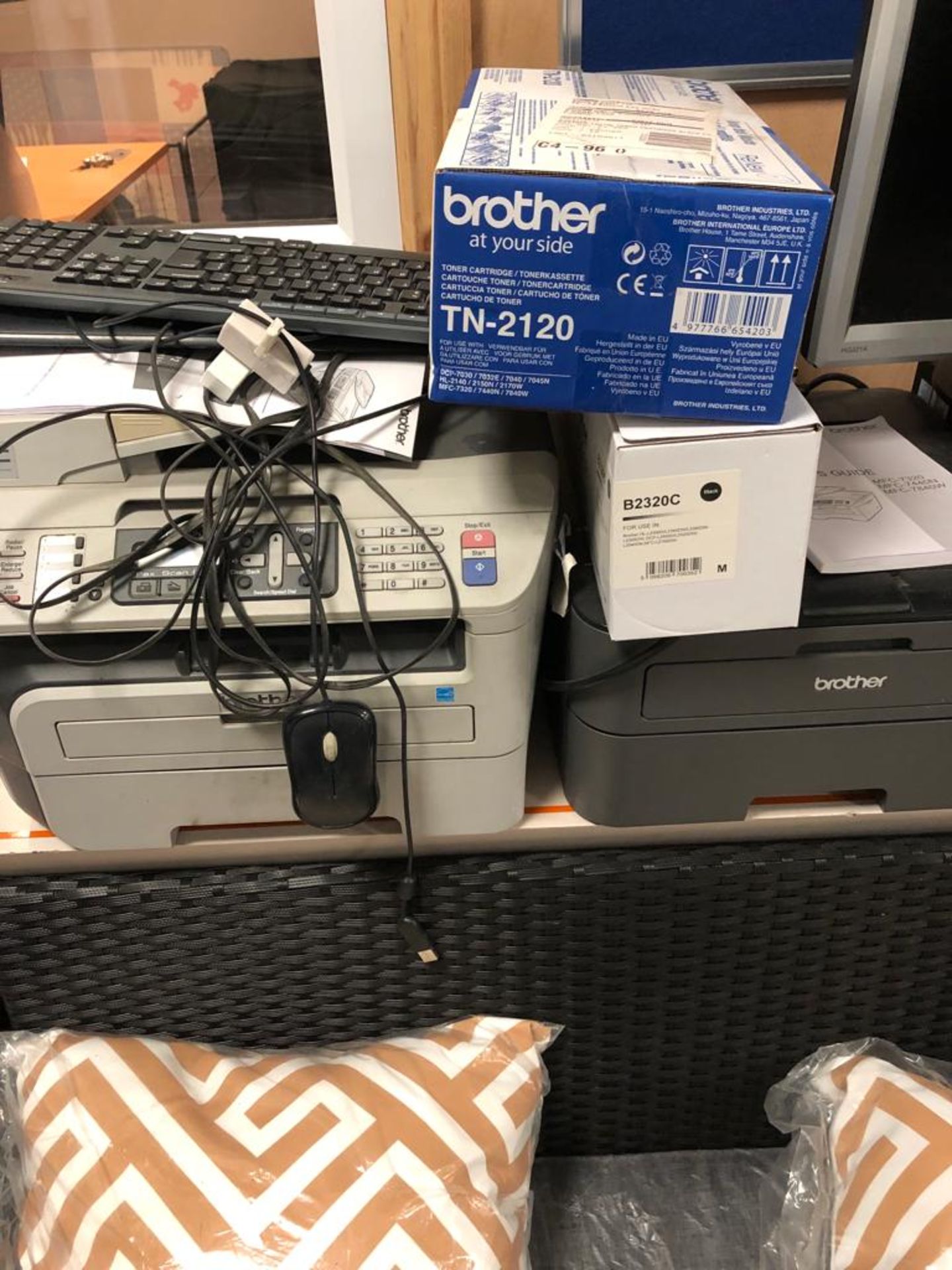 2 x Printers And 2 x Monitors