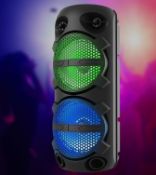 (8B) Lot RRP £118. 2x iDance Typhoon 200 Wireless Sound And Light Party System RRP £59 Each. (Units