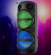 (7B) Lot RRP £118. 2x iDance Typhoon 200 Wireless Sound And Light Party System RRP £59 Each. (Units
