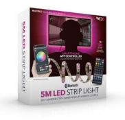 (7D) Lot RRP £325. 13x 5M LED Strip Light App Controlled RRP £25 Each. (Units Have Return To Manu