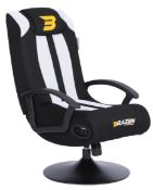 RRP £149. Brazen Stag 2.1 Bluetooth Surround Sound Gaming Chair (Black / Grey). BraZen Stag 2.1 Bl