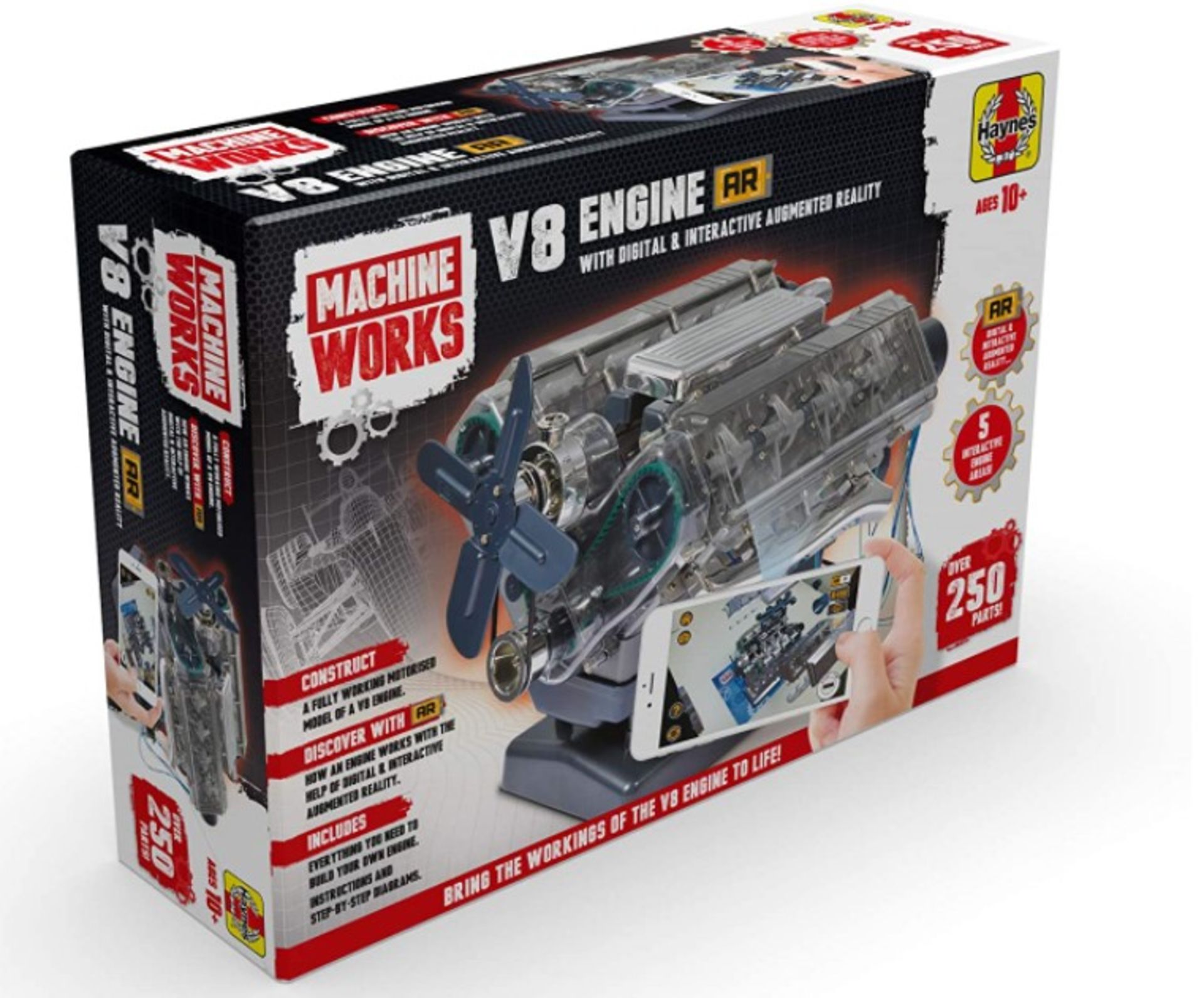 (8B) Lot RRP £80. 2x Machine Works Items. 1x 4 Cylinder Engine AR With Digital & Interactive Augmen - Image 5 of 10