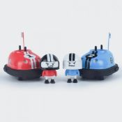 (R8) Lot RRP £158. 4x Sharper Image Road Rage Speed Bumpers Remote Control Ejecting Bumper Cars RRP