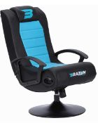 RRP £149. Brazen Stag 2.1 Bluetooth Surround Sound Gaming Chair (Black / Blue). The BraZen Stag 2.1