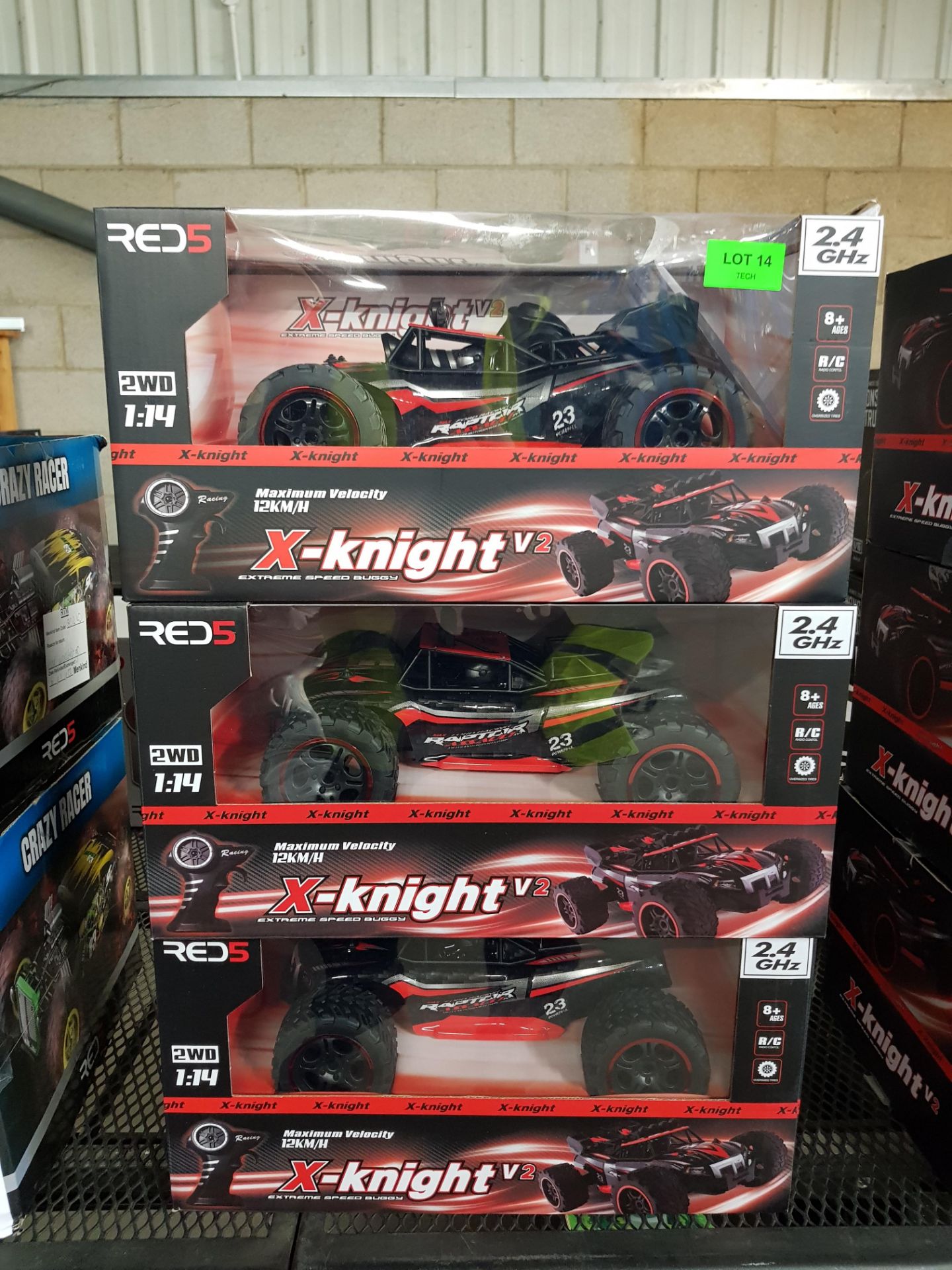 (R8) Lot RRP £112. 4x Red 5 X Knight V2 Extreme Speed Buggy RRP £28 Each. (Units Have Return To Man - Image 4 of 5