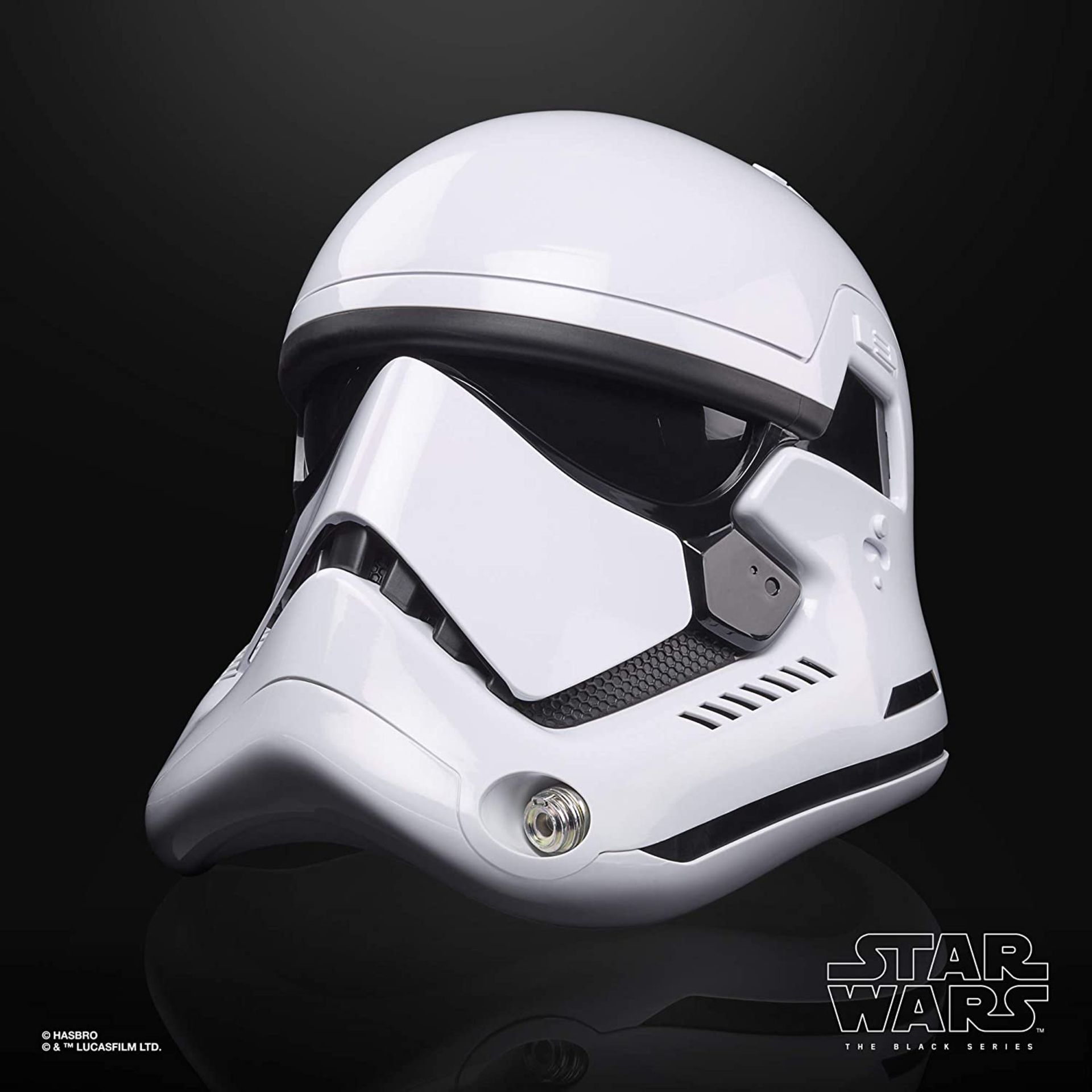 (R8) RRP £107.99. Star Wars The Black Series First Order Stormtrooper Premium Electronic Helmet. (U - Image 2 of 7