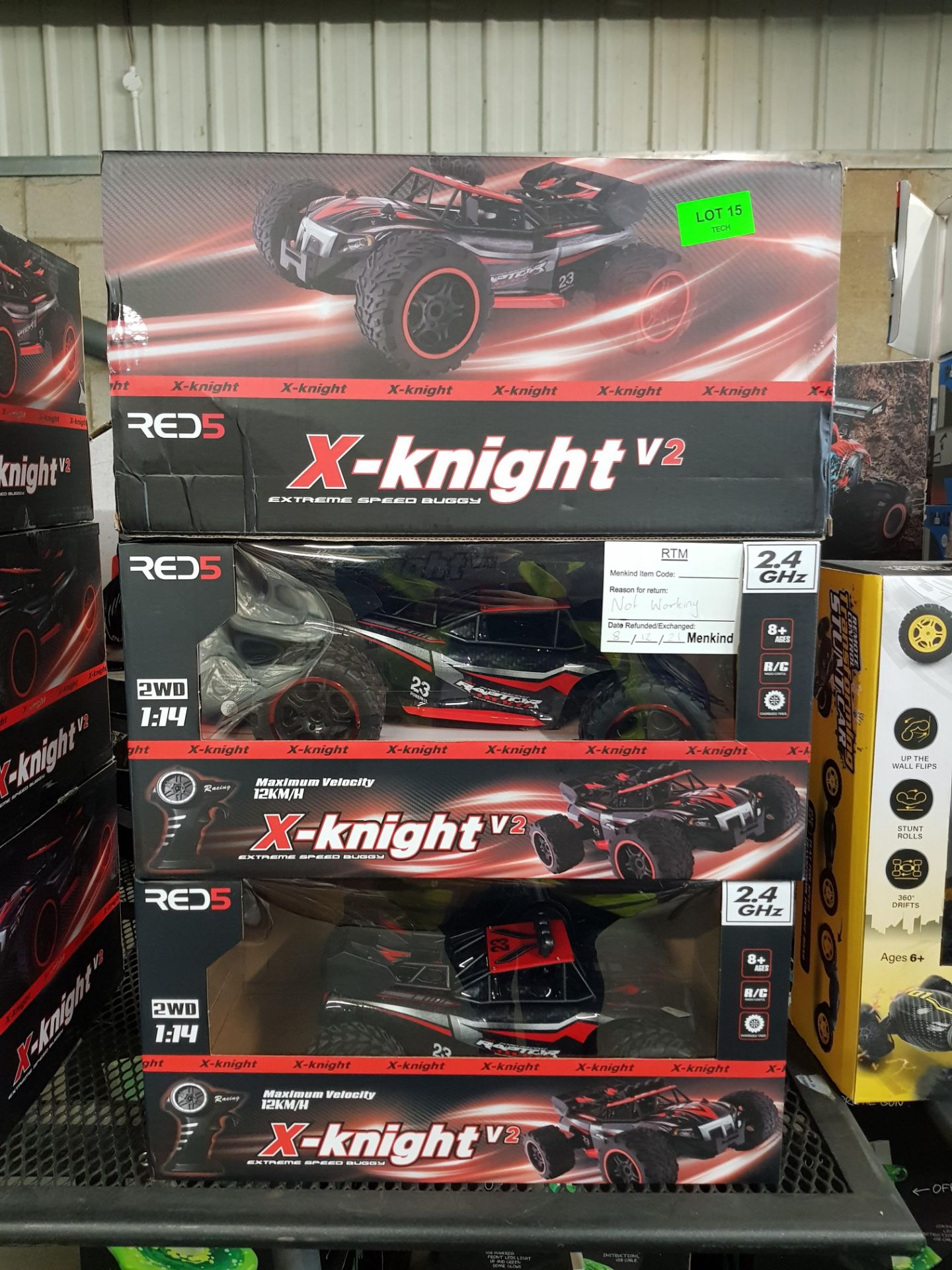 (R8) Lot RRP £112. 4x Red 5 X Knight V2 Extreme Speed Buggy RRP £28 Each. (Units Have Return To Man - Image 4 of 5