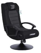 Brazen Stag 2.1 Bluetooth Surround Sound Gaming Chair (Black / Grey). BraZen Stag 2.1 Bluetooth Su