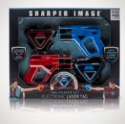 (7D) Lot RRP £160. 6x Items. 2x Sharper Image 2 Player Lazer Tag RRP £35 Each. 1x Petron Sureshot