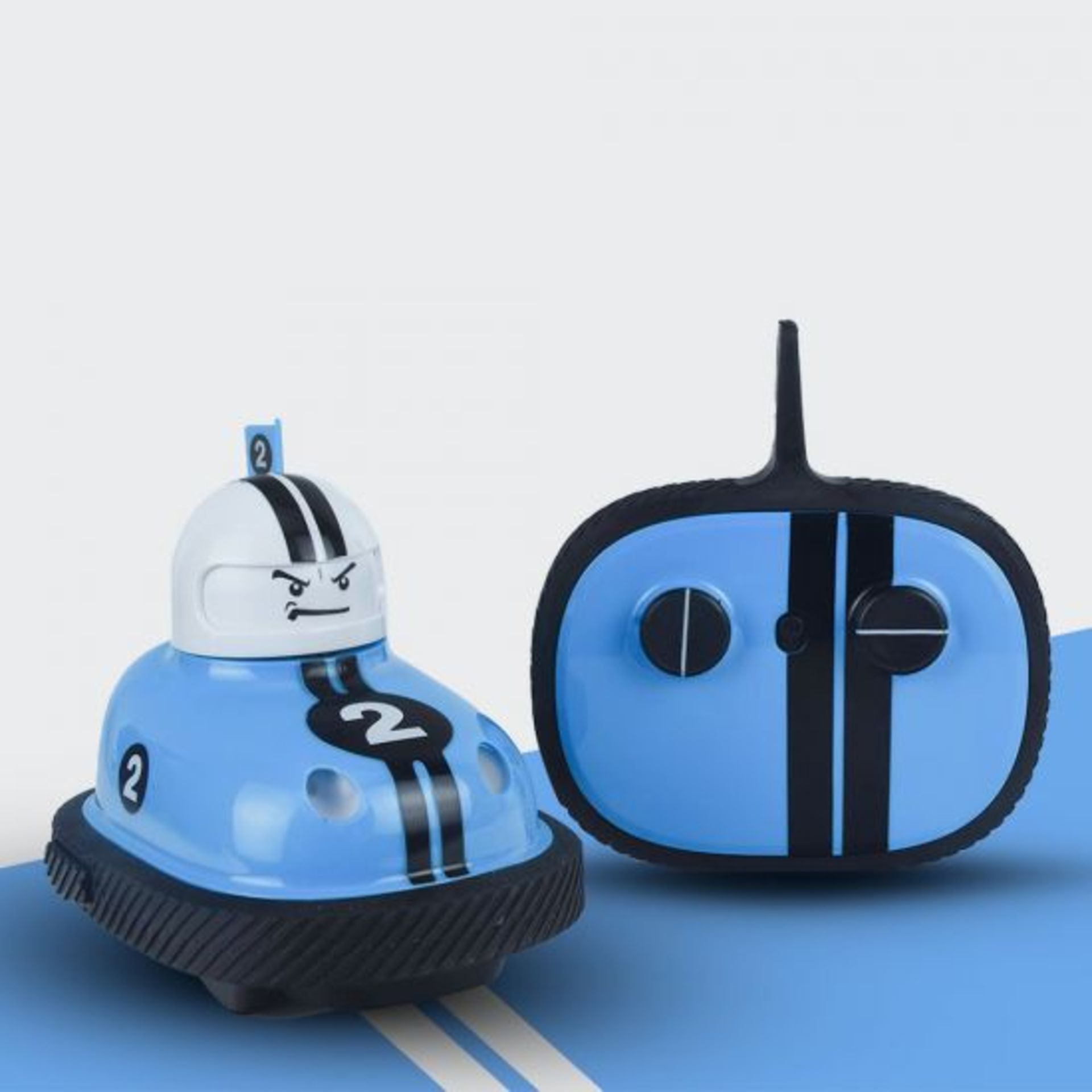 (R8) Lot RRP £158. 4x Sharper Image Road Rage Speed Bumpers Remote Control Ejecting Bumper Cars RRP - Image 2 of 7