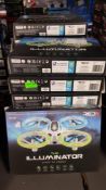 (7K) Lot RRP £490. 14x Red5 The Illuminator Light Up Drone RRP £35 Each. `(Units Have Return To Ma