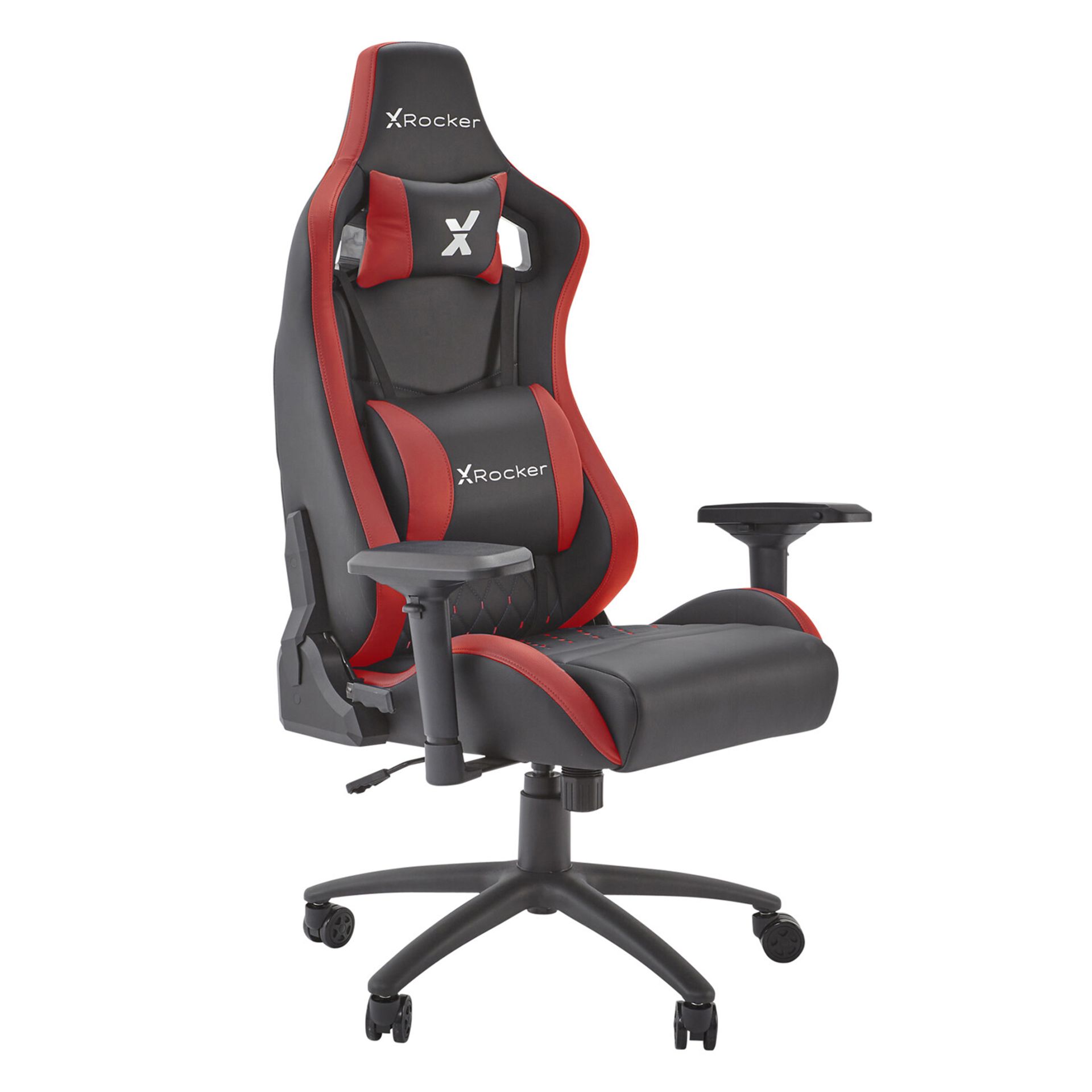 RRP £199.99. X-Rocker Merlin PC Gaming Chair (Red). For The Ultimate Home Racing Experience, The X - Image 2 of 5