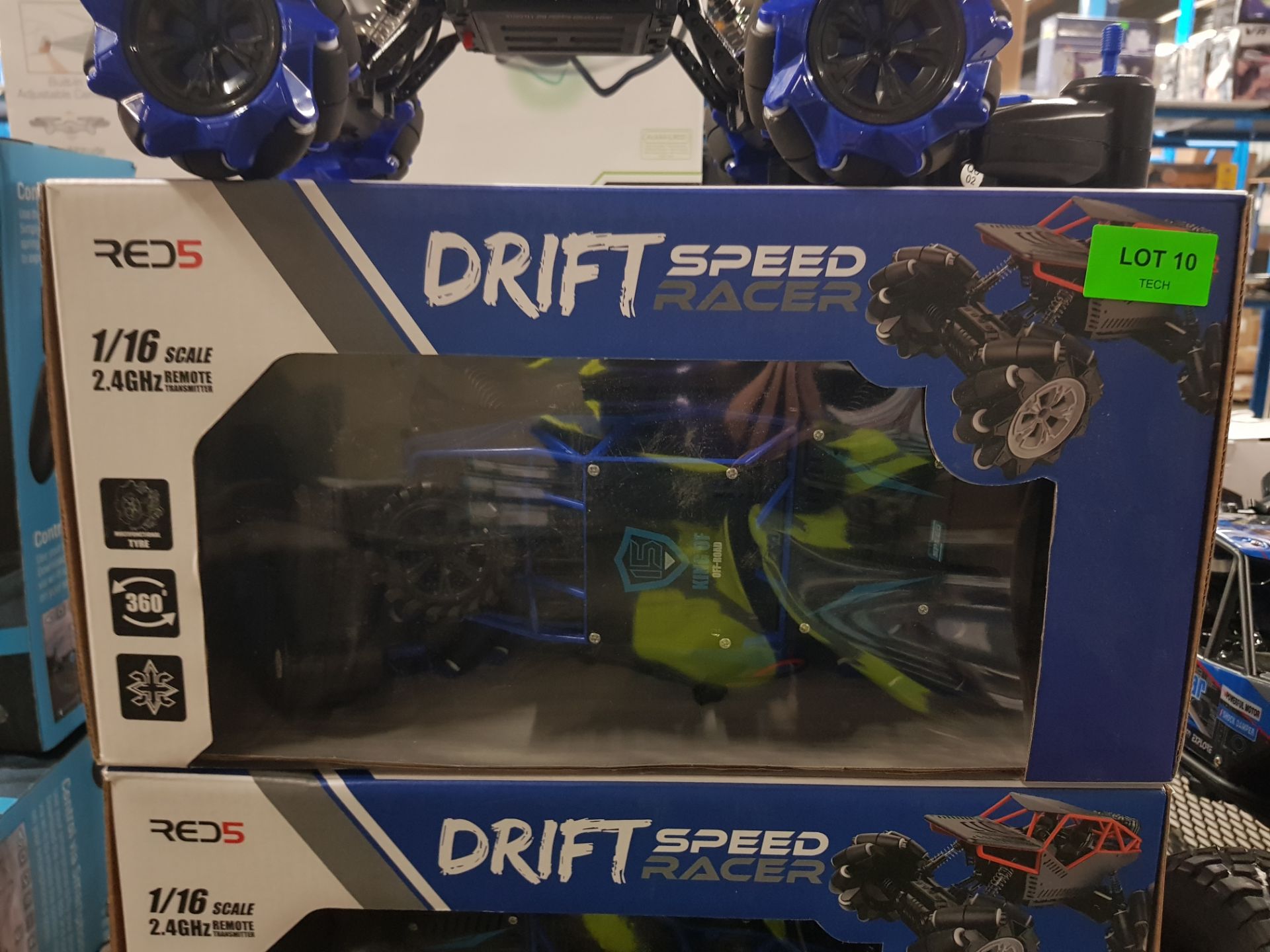 (R8) Lot RRP £90. 3x Red 5 Drift Speed Racer Blue. (1x No Box) RRP £30 Each. (Units Have Return To - Image 5 of 5