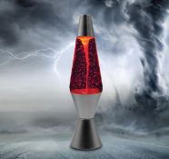 (9F) Lot RRP £324. 18x Red 5 Colour Changing Twister Lamp RRP £18 Each. (Units Have Return To Manu