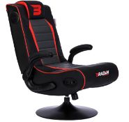RRP £229.99. Brazen Serpent 2.1 Bluetooth Surround Sound Gaming Chair (Black / Grey / Red). Brazen