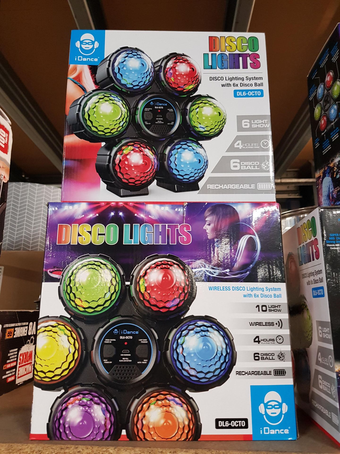 (8B) Lot RRP £150. 6x iDance Disco Lights DL6-OCTO RRP £25 Each. (Units Have Return To Manufacturer - Image 4 of 5