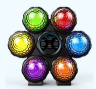 (8B) Lot RRP £150. 6x iDance Disco Lights DL6-OCTO RRP £25 Each. (Units Have Return To Manufacturer