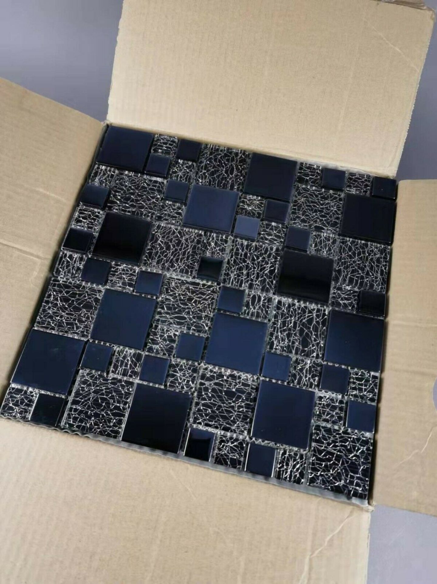 2 Square Metres - High Quality Glass/Stainless Steel Mosaic Tiles