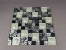 2 Square Metres - High Quality Glass/Stainless Steel Mosaic Tiles