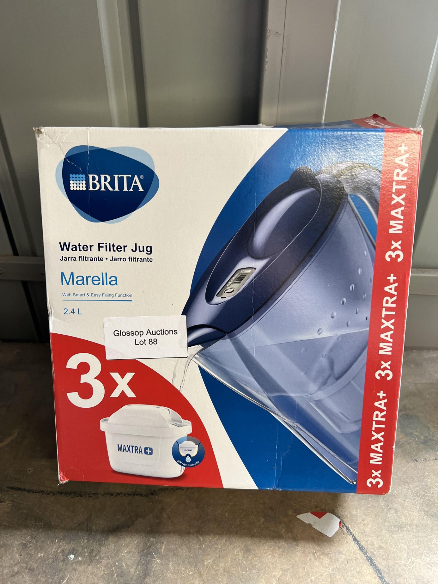 BRITA Marella fridge water filter jug White. 2.4L. RRP £29.99 - GRADE U