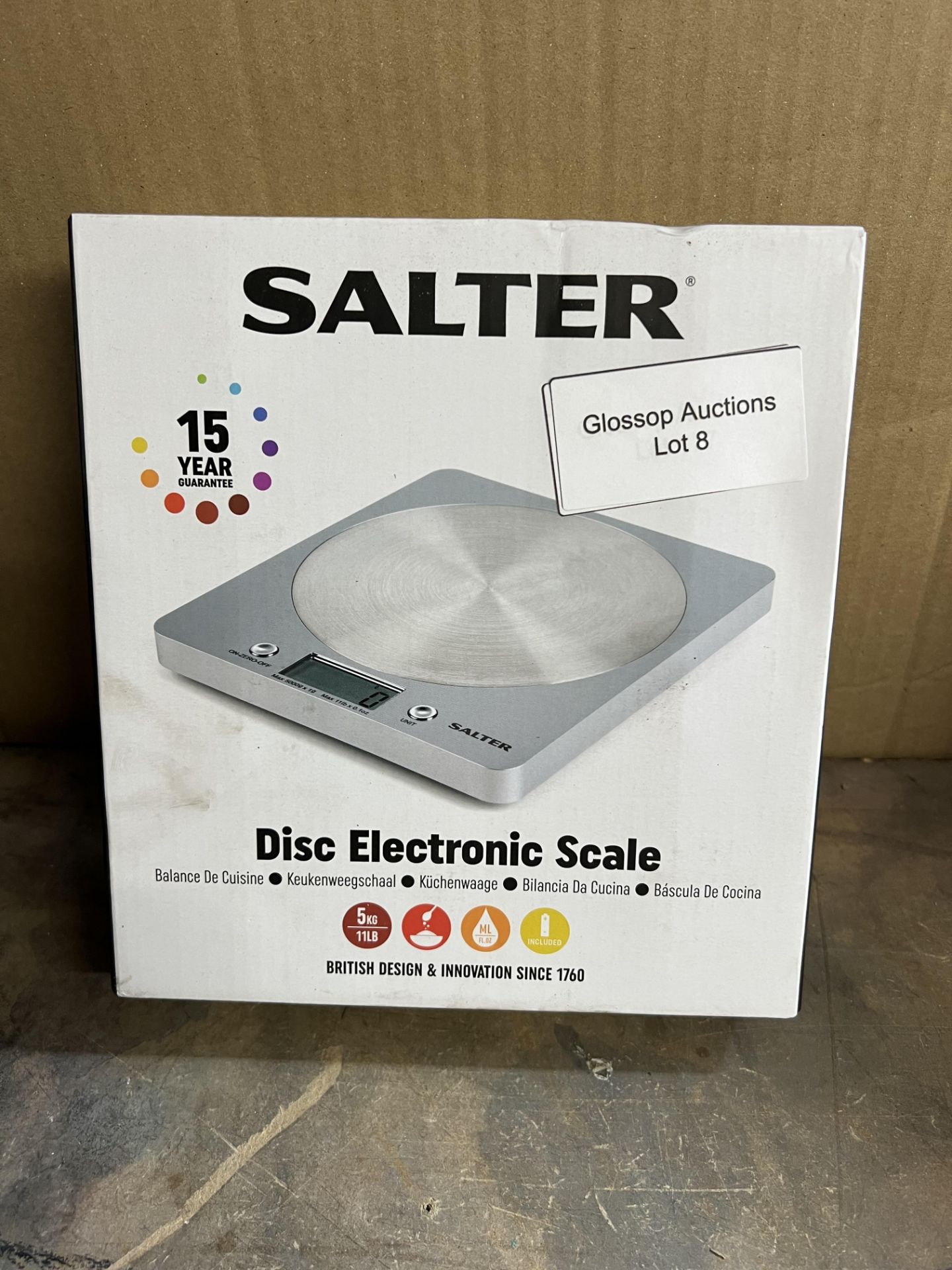 Salter 1036 SVSSDR Digital Kitchen Weighing Scales. RRP £19.99 - GRADE U