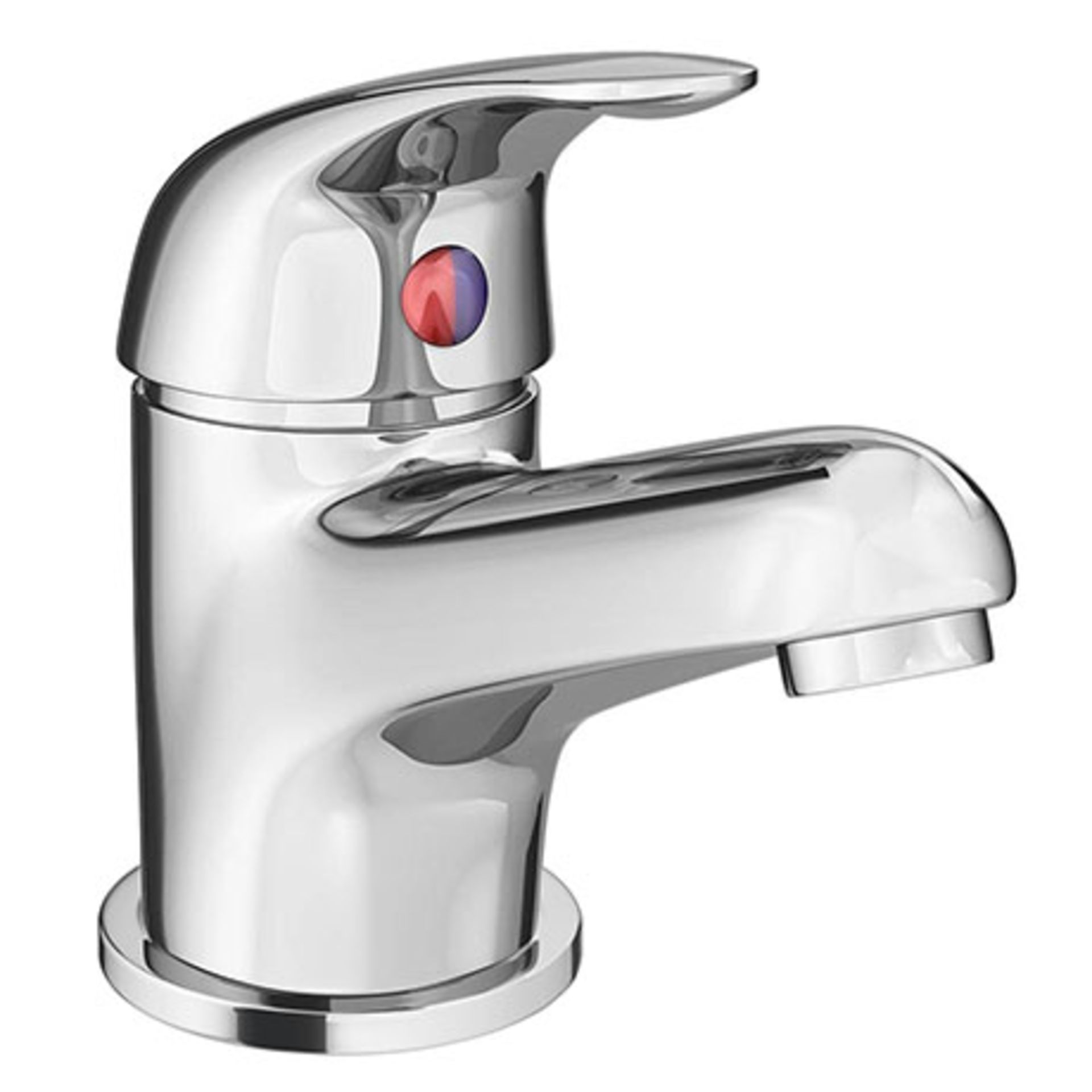 Modern Single Lever Basin Tap - Chrome