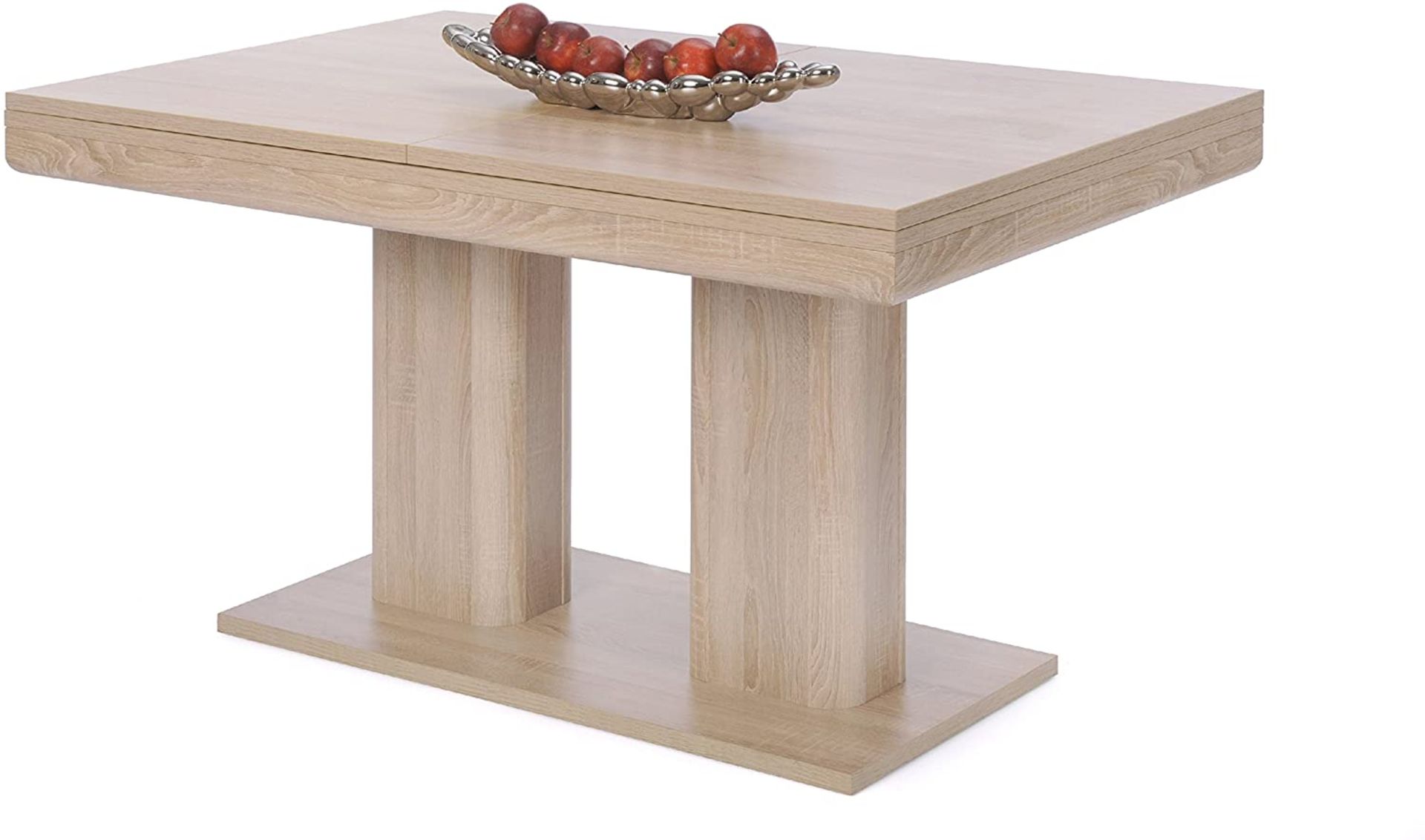 Nuremberg Pull-Out Table in Sorrento Oak140/220 x 79.5 x 90 cm RRP £250.00 - Image 2 of 2