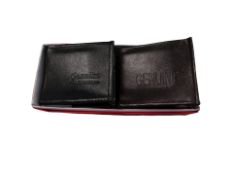 Set of 6 Genuine Leather Wallets ( 3 x Brown & 3 x Black )