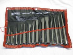 14 Piece Heavy Duty Punch and Chisel Set