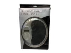 Mouse Pad with 4 Port USB Hub