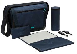 Lassig Blue Messenger/Changing bag RRP £49.99