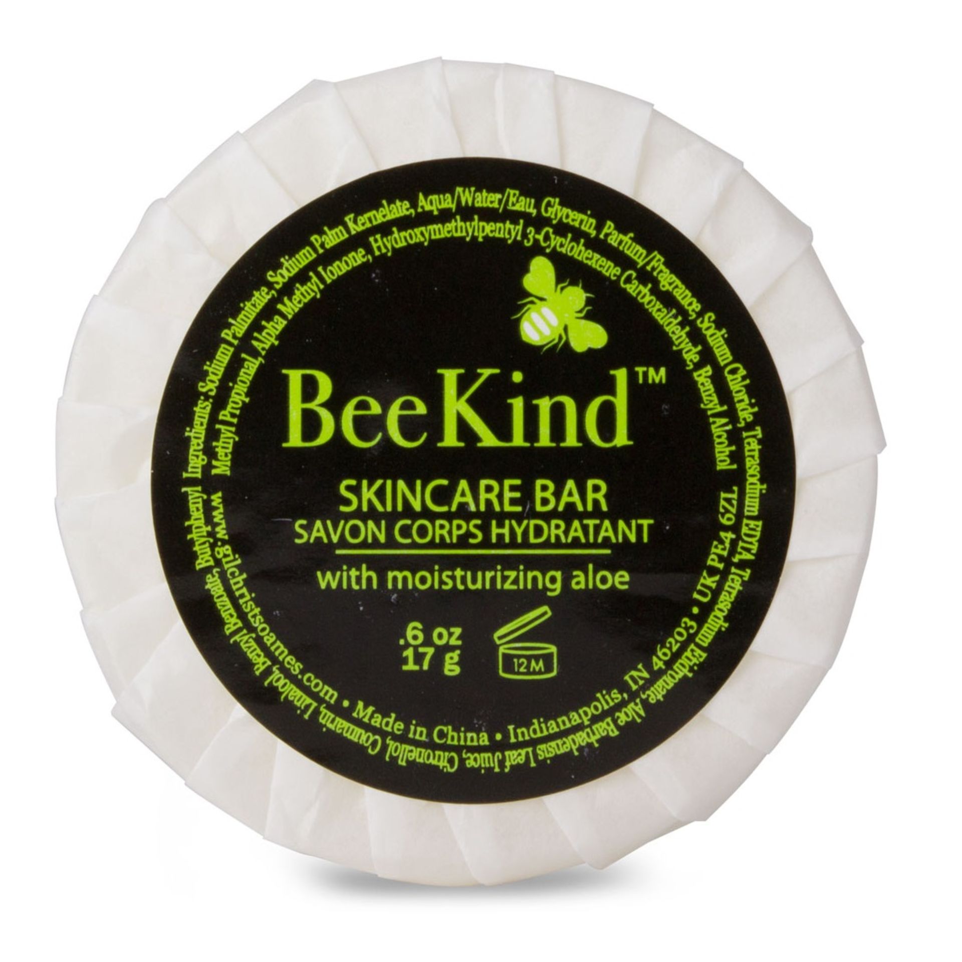 100 x BeeKind Skin Care Bars with Aloe by Gilchrist & Soames Soap 17g ea. - Image 2 of 2