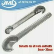 JML Universal Multi-Function Adjusting Grip Ratchet 9-32mm Spanner