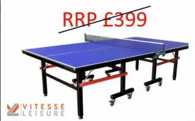 Vitesse Leisure Indoor Table Tennis Table - Movable & Foldable - RRP £399.00