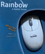 10 x Rainbow White Net Mouse RRP £6.99 ea.