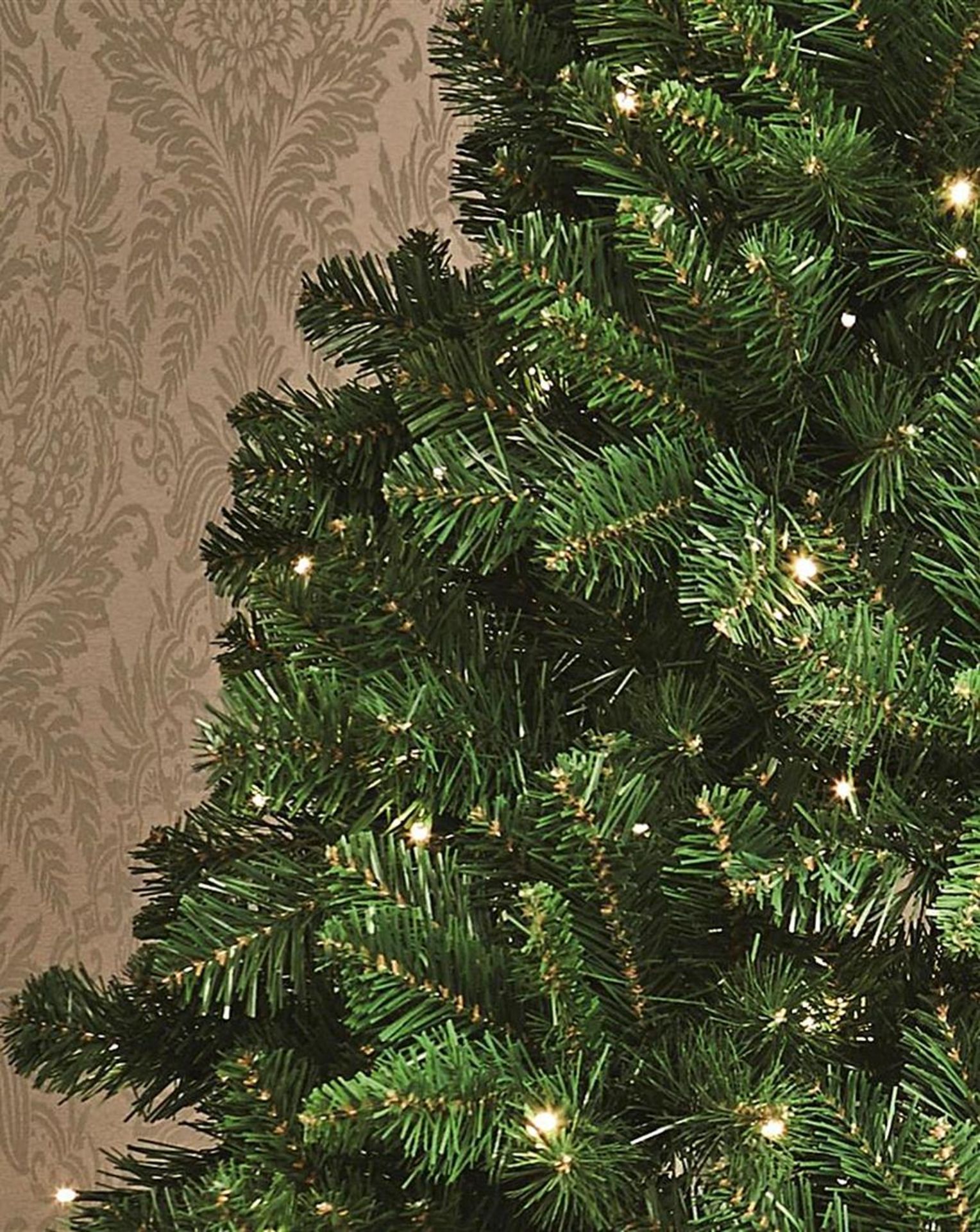 RRP £309. 10ft Royal Oregon Indoor/Outdoor Pre-Lit Tree. (SKU: LU323504) . H300 x Dia 106cm. With 1 - Image 3 of 6