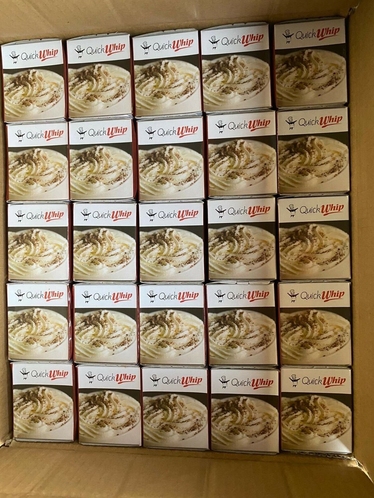 1 x Pallet of 27,000 x 8g Cream Chargers - branded 'QuickWhip' (45 x Cases of 600)