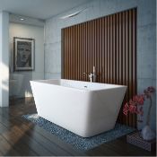 RRP £1,900. Eko N5 Contemporary Freestanding Bath. EX Trade Show Display Bath. Unused In Factory ...