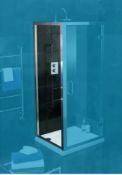 RRP £209. Atlas 760mm Shower Enclosure Side Panel. SKU: 536357