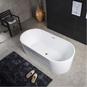 1800x800 Eko N1 Anna Contemporary Freestanding Bath. EX Trade Show Display Bath Unused In Factory...