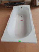 1700 x 750mm Rounded Bath. Small Chip To Corner. May Not Be Seen When Fitted. With Factory Protecti