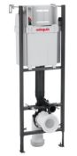 RRP £229. Macdee Wirquin universal wall hung toilet frame with push plate cistern 1m. 50120559. Uni