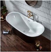 RRP £1,675. 'Bow' 1800mm Traditional Freestanding Bath, manufactured by 'Holborn Of London'. Bow