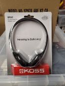 30 x Koss Kph7 On-Ear Stereo Headphones For (3.5 mm Jack) Imac/Laptop/Dj/Mp3 Players - Blac