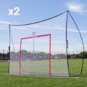 Quickplay Mega Net 12 x 9ft Football Goal Golf Practice Net. RRP £120 - GRADE U